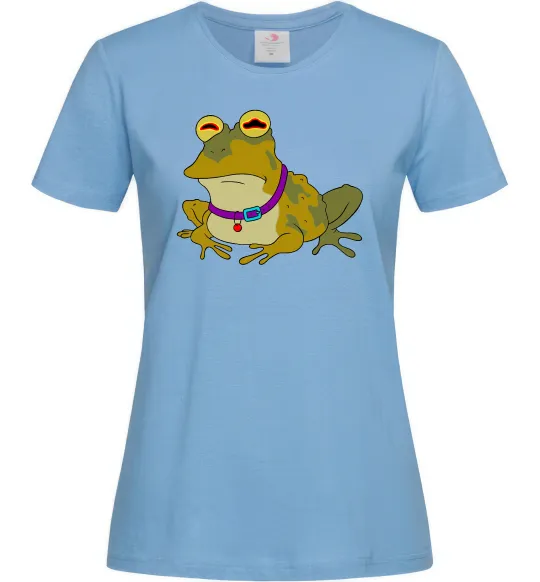 Женская футболка Гіпно жаба Голубой фото