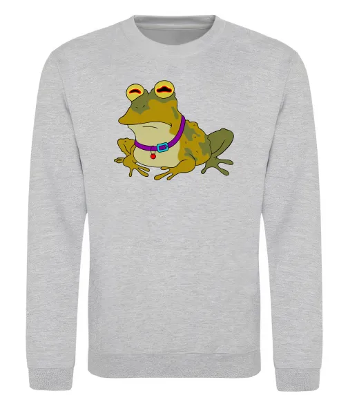 Свитшот Гіпно жаба Серый меланж фото