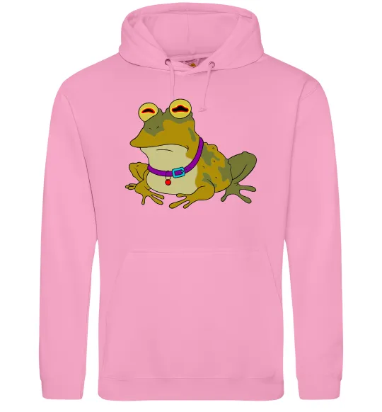Женская толстовка (худи) Гіпно жаба Розовый фото