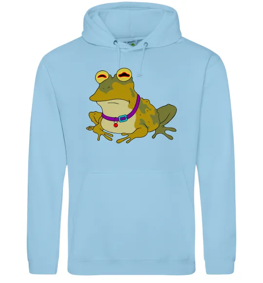 Женская толстовка (худи) Гіпно жаба Голубой фото
