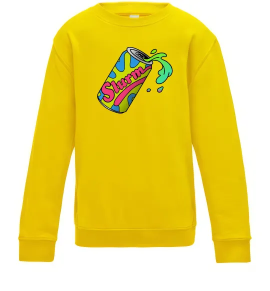 Детский Свитшот Slurm Солнечно желтый фото