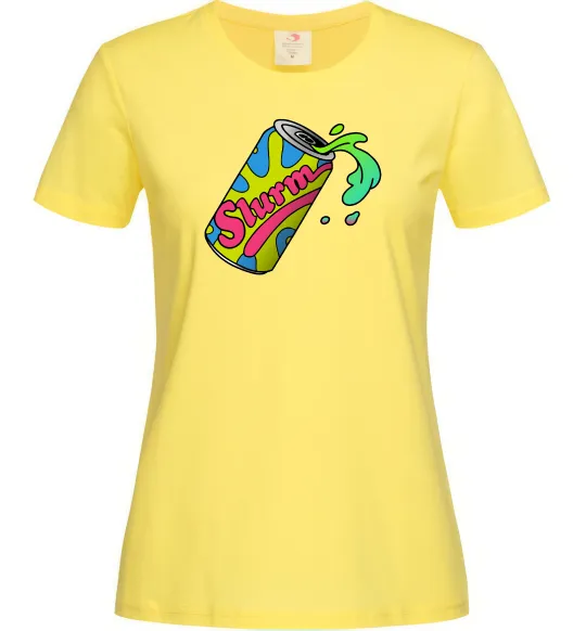 Женская футболка Slurm Лимонный фото