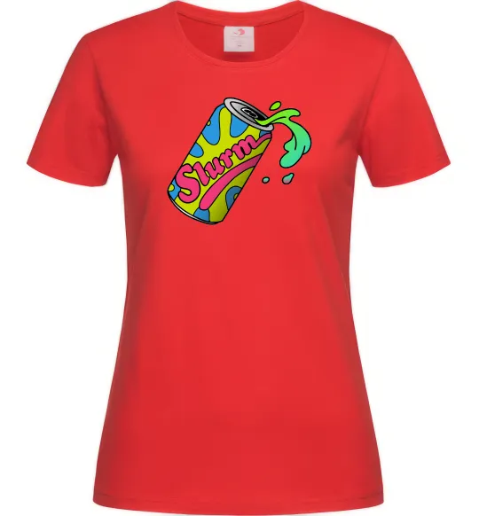 Женская футболка Slurm Красный фото