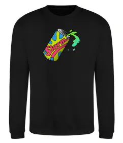 Свитшот Good news everyone Черный фото