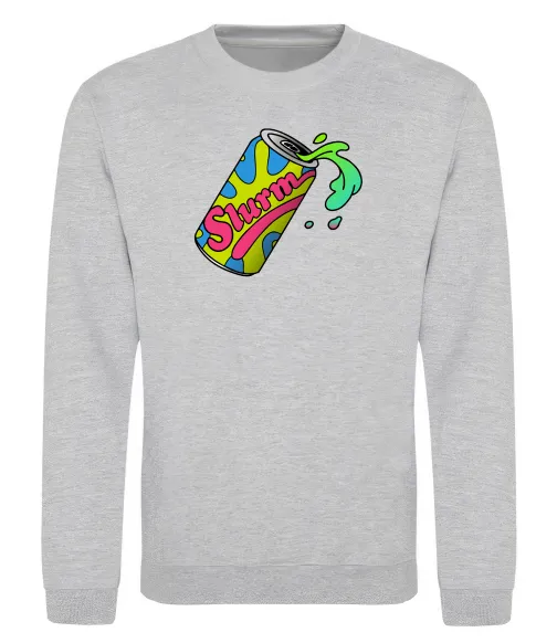 Свитшот Slurm Серый меланж фото