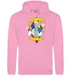 Женская толстовка (худи) Professor Good news Розовый фото