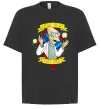 Футболка Оверсайз Professor Good news Черный фото