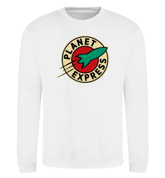Свитшот Planet Express logo Белый фото