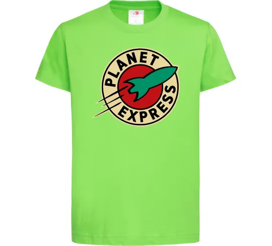 Детская футболка Planet Express logo Лаймовый фото