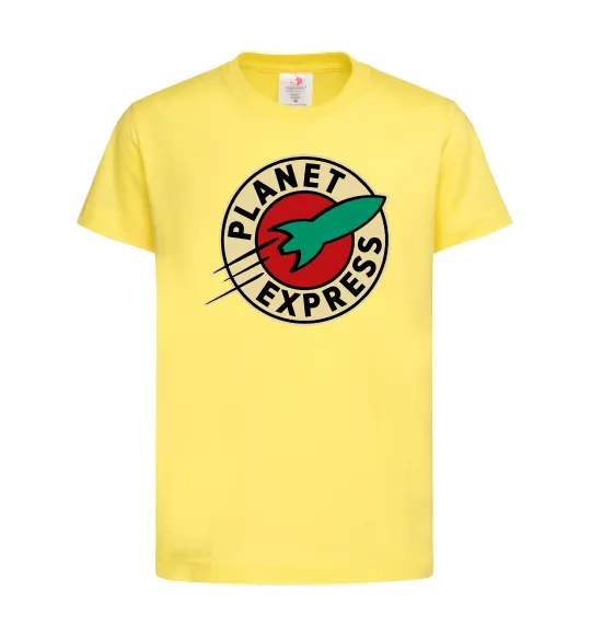 Детская футболка Planet Express logo Лимонный фото