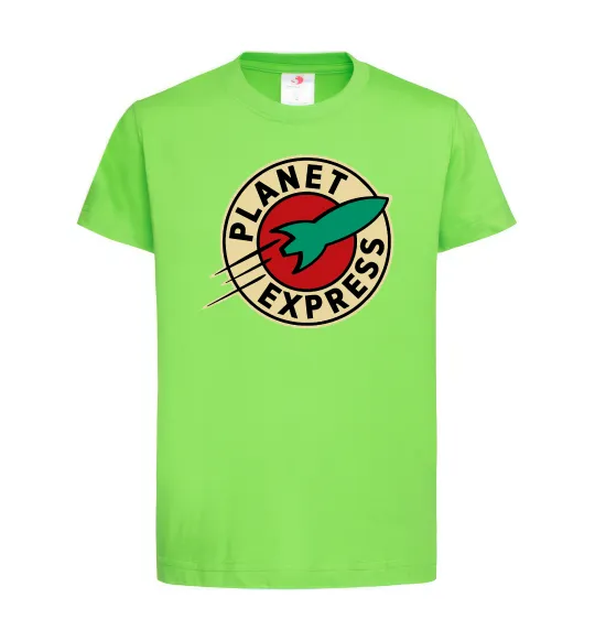 Детская футболка Planet Express logo Лаймовый фото