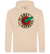 Мужская толстовка (худи) Planet Express logo Песочный фото