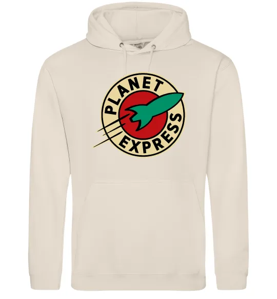 Чоловіча толстовка (худі) Planet Express logo Таш фото