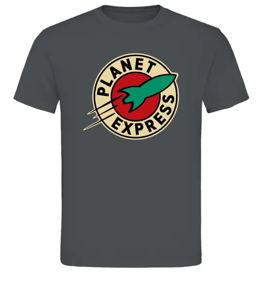 Мужская футболка Planet Express logo Графит фото