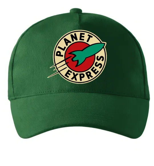 Кепка Planet Express logo Темно-зеленый фото