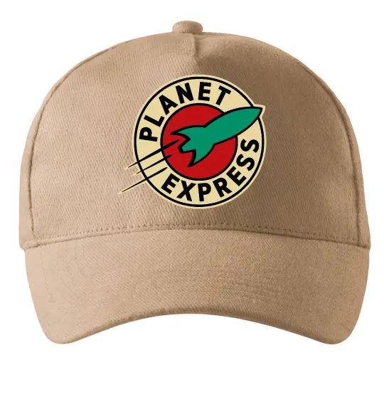 Кепка Planet Express logo Песочный фото
