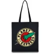 Эко-сумка Planet Express logo Черный фото