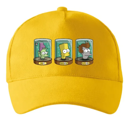 Кепка Past Present Future Cartoon Сонячно жовтий фото
