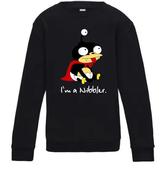 Детский Свитшот Nibbler Черный фото