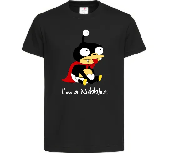Детская футболка Nibbler Черный фото