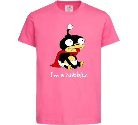 Детская футболка Nibbler Ярко-розовый фото