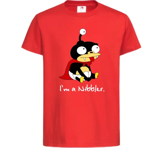 Детская футболка Nibbler Красный фото