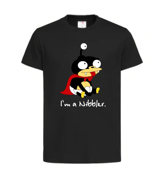 Детская футболка Nibbler Черный фото
