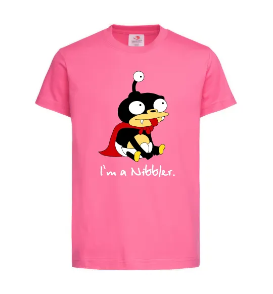 Детская футболка Nibbler Ярко-розовый фото