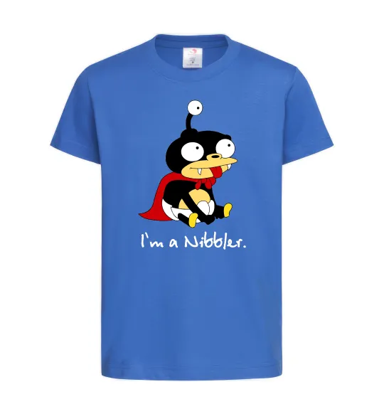 Детская футболка Nibbler Ярко-синий фото