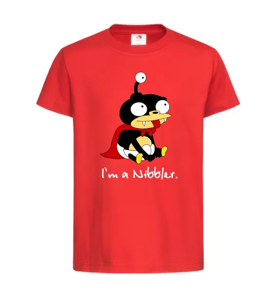 Детская футболка Nibbler Красный фото