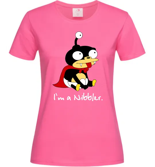 Женская футболка Nibbler Ярко-розовый фото