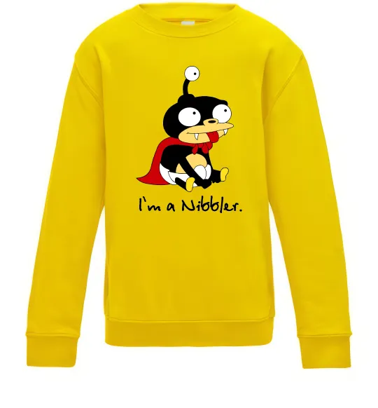 Детский Свитшот Nibbler Солнечно желтый фото