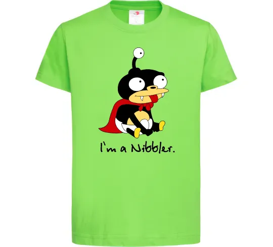 Детская футболка Nibbler Лаймовый фото