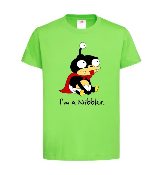 Детская футболка Nibbler Лаймовый фото