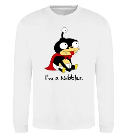 Світшот Nibbler Білий фото