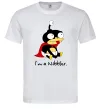 Мужская футболка Nibbler Белый фото