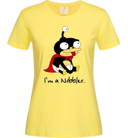Женская футболка Nibbler Лимонный фото