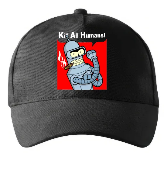 Кепка Bender Kill human Чорний фото