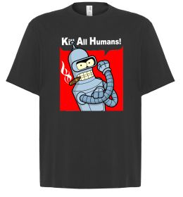 Футболка Оверсайз Bender Kill human Футболка Оверсайз Bender Kill human