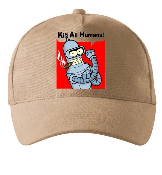 Кепка Bender Kill human Пісочний фото