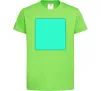 Детская футболка Люмінесцентний принт “Малюй світлом” Лаймовый фото