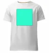 Мужская премиум футболка Люмінесцентний принт “Малюй світлом” Белый фото