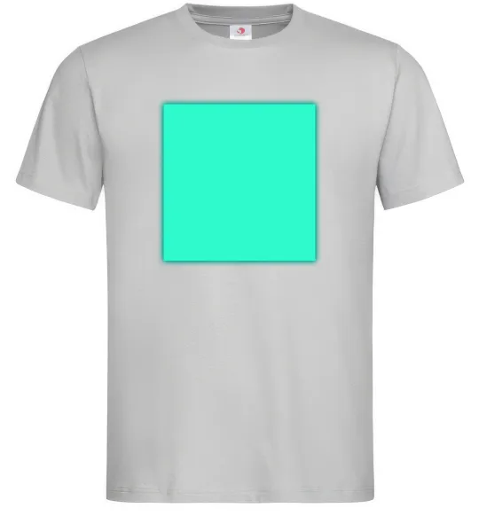 Мужская футболка Люмінесцентний принт “Малюй світлом” Серый фото