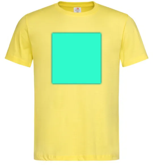 Мужская футболка Люмінесцентний принт “Малюй світлом” Лимонный фото