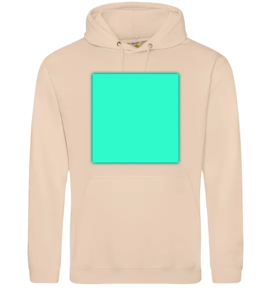 Мужская толстовка (худи) Люмінесцентний принт “Малюй світлом” Песочный фото