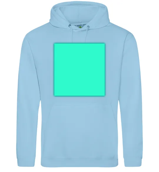 Мужская толстовка (худи) Люмінесцентний принт “Малюй світлом” Голубой фото