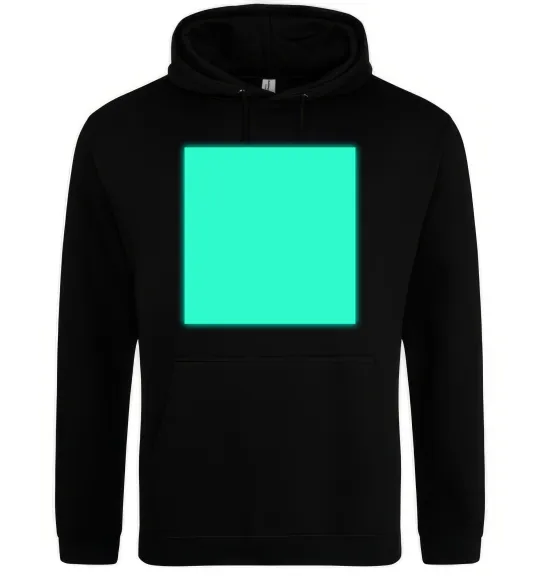 Женская толстовка (худи) Люмінесцентний принт “Малюй світлом” Черный фото