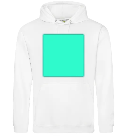 Женская толстовка (худи) Люмінесцентний принт “Малюй світлом” Белый фото