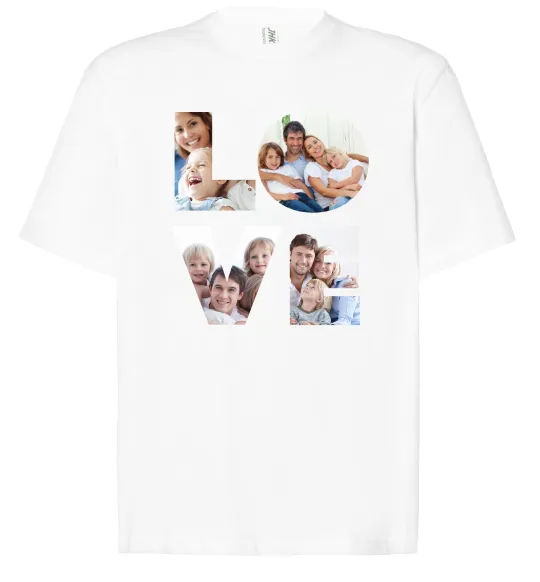 Футболка Оверсайз Love фото Білий фото