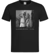 Чоловіча футболка Фото з підписом та датою Чорний фото